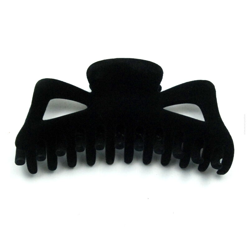 SZCZĘKI / KLAMRY CZARNE DUŻE WELUROWE 2 SZTUKI                                    (SZD-3 SAH)