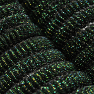 GUMKI FROTKI DO WŁOSÓW CIEMNA ZIELEŃ METALIZOWANE POŁYSKUJĄCE (20 SZT) 179-002/7 - 2