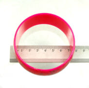 BRANSOLETKI PLASTIKOWE KOLOROWE 4 SZTUKI                                                                       (0615-608 SAH) - 3