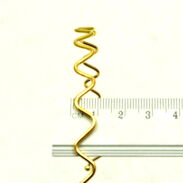 OPASKI DO WŁOSÓW METALOWE ZYGZAKI 6 SZTUK                                                             (0176-505 SA) - 3