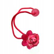 GUMKI DO WŁOSÓW Z KWIATKAMI 6 SZTUK                    (0331-582) - 2