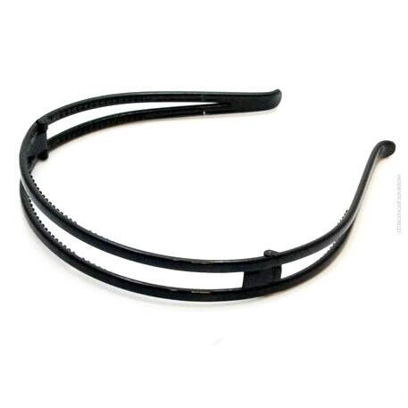 OPASKI DO WŁOSÓW CZARNE SKŁADANE 3 SZTUKI                                                  (0193-SK SA)