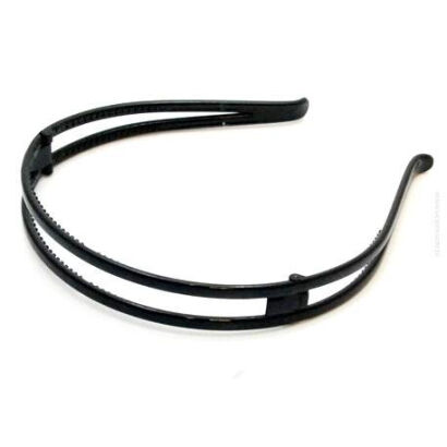 OPASKI DO WŁOSÓW CZARNE SKŁADANE 3 SZTUKI                                                  (0193-SK SA)