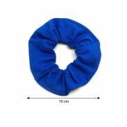 GUMKA DO WŁOŚOW SCRUNCHIES BAWEŁNA MODRAK  2 SZTUKI (0233-B) - 3