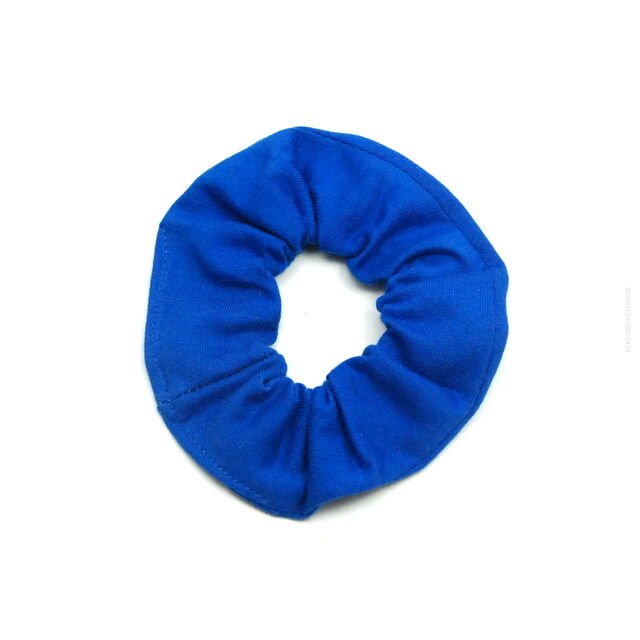 GUMKA DO WŁOŚOW SCRUNCHIES ŚREDNIA BAWEŁNA MODRAK  PRODUKT POLSKI !  3 SZTUKI 0233-1