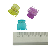 SZCZĘKI DO WŁOSÓW /KRABIKI-ŻABKI KOLOROWE 60 SZTUK                              (4565 SAM2) - 2