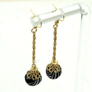 KOLCZYKI WISZĄCE Z KULKAMI                                                                     0613-140 - 2