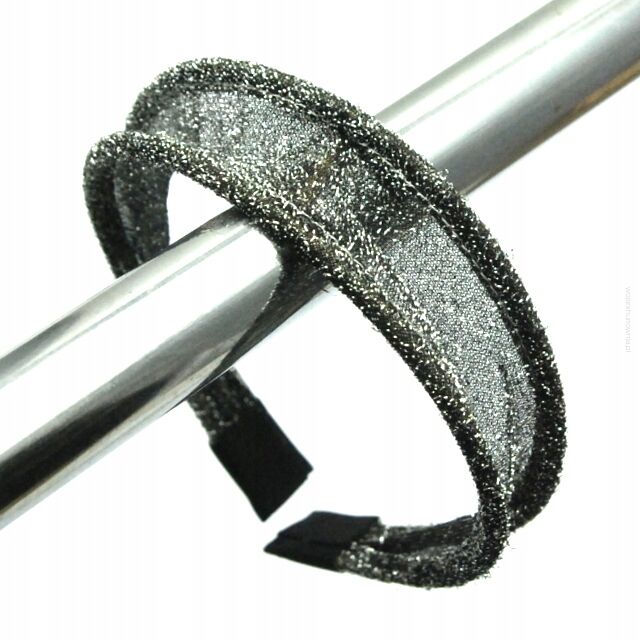 OPASKI DO WŁOSÓW ROZKŁADANA W SREBRNYM KOLORZE 3 SZTUKI                                      (0176-534 SA)