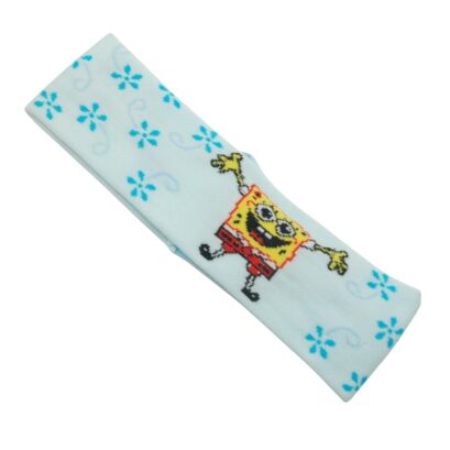 OPASKA ELASTYCZNA NIEBIESKA WE WZORY                                                     (OPEL-1 sh)