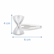 SPINKI / PYKI DO WŁOSÓW KOMUNIJNE KOKARDKI 6 SZTUK (0185-7 p SAH) - 3