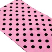 OPASKA ELASTYCZNA SZEROKA RÓŻOWA W KROPKI 10 cm                                                                     (01747415-1) - 2