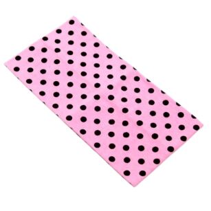 OPASKA ELASTYCZNA SZEROKA RÓŻOWA W KROPKI 10 cm                                                                     (01747415-1)