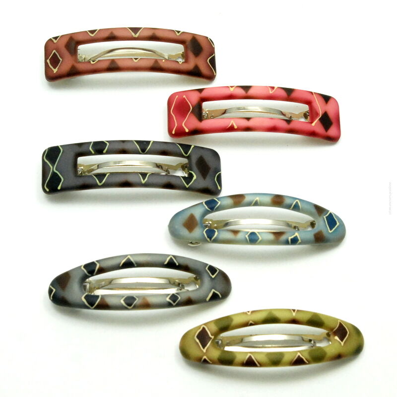 KLAMRY /AUTOMATY DO WŁOSÓW 6 SZTUK                                                          (0181-38 SAM)