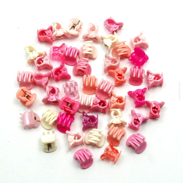 SZCZĘKI / KRABIKI RÓŻOWE MINI 50 SZTUK                                                        (0146-501 SAH)