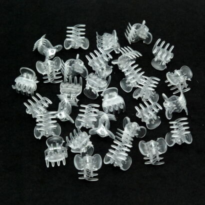 SZCZĘKI "KRABIKI" PRZEZROCZYSTE MAŁE (100 SZT)                                                                            0096-1