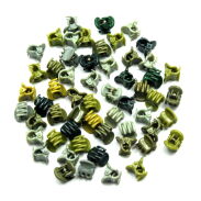 SZCZĘKI / KRABIKI MINI MIX ZIELONY 100 SZTUK                                                        (0146-4 SAH) - 2