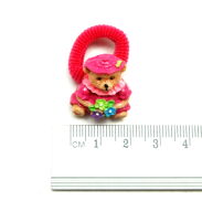 GUMKI DO WŁOSÓW DZIECIĘCE  MISIE MIX KOLORÓW (6 SZTUK) 0317-148 - 2