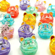 SZCZĘKI / KRABIKI DO WŁOSÓW MAŁE ZWIERZĄTKA (60 SZTUK)                                                        0245-503 - 2