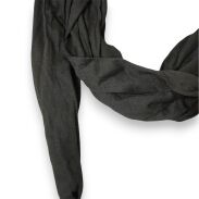 SZAL DAMSKI CZARNY Z WISZĄCYMI ELEMENTAMI                                               (SZAL-31 SA) - 2