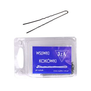 KOKÓWKA KARBOWANA CZARNA 4.5 CM 36 SZTUK                       (B245/36)