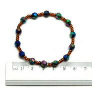 BRANSOLETKI Z KORALIKAMI NA GUMCE – WIELOKOLOROWE                                           (BRGU-8) - 3