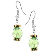 KOMPLET BIŻUTERII  KORALE + KOLCZYKI                                              0676-1005 - 2