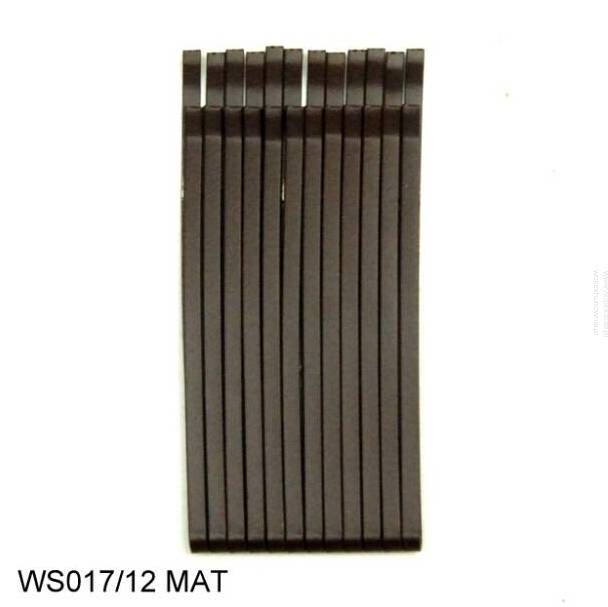 WSUWKA MOCNA PROSTA BRĄZ MAT 7 cm (12 SZTUK)                                                            WS017/12 MAT