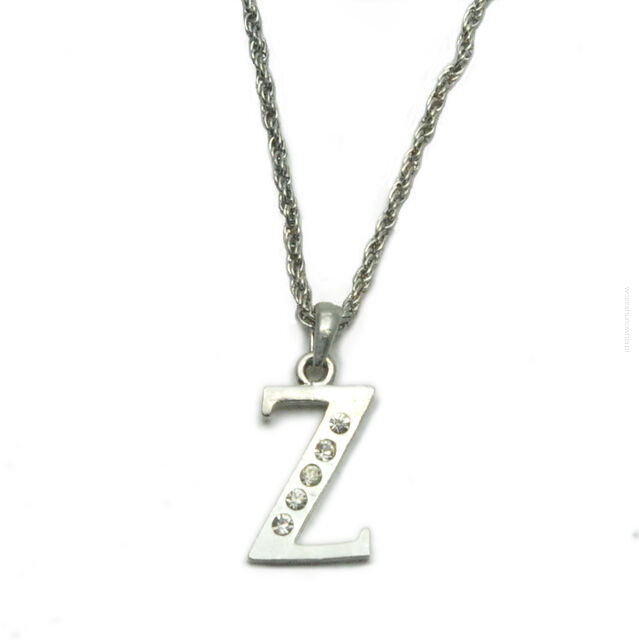 NASZYJNIK METALOWY Z ZAWIESZKĄ  LITERKA 