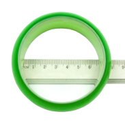 BRANSOLETKI SZEROKIE ZIELONE 2 SZTUKI                                                                    (5574 SAM) - 3