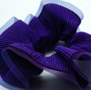 GUMKI DO WŁOSÓW DUŻE OZDOBNE FIOLETOWE (3 SZTUKI) 0028-536 - 2