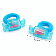 GUMKI DO WŁOSÓW DZIECIĘCE NIEBIESKIE CUKIERKI 4 SZTUKI (0194-40 SAMH) - 2