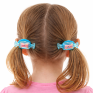 GUMKI DO WŁOSÓW DZIECIĘCE NIEBIESKIE CUKIERKI 4 SZTUKI (0194-40 SAMH) - 3