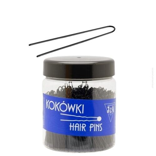 KOKÓWKA FRYZJERSKA CZARNA PROSTA 4.5 CM 350G                                       (A045/350)