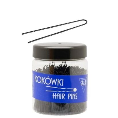 KOKÓWKA FRYZJERSKA CZARNA PROSTA 4.5 CM 350G                                       (A045/350)