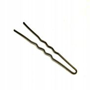 IZA KOKÓWKI BRĄZOWE KARBOWANE DO WŁOSÓW (7,5 CM) 20 SZTUK B275/20 - 2