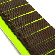 WSUWKA PROSTA BRĄZOWA MATOWA 2KULKI 7 CM 100 SZTUK     (117/100 MAT) - 3