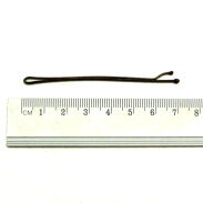 WSUWKA PROSTA BRĄZOWA MATOWA 2KULKI 7 CM 100 SZTUK     (117/100 MAT) - 2