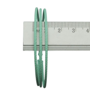 KOLCZYKI  METALOWE KOŁA ZIELONE                                                     (9875 SAH) - 3