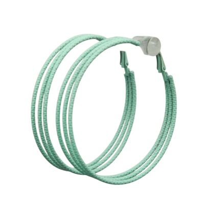 KOLCZYKI  METALOWE KOŁA ZIELONE                                                     (9875 SAH)