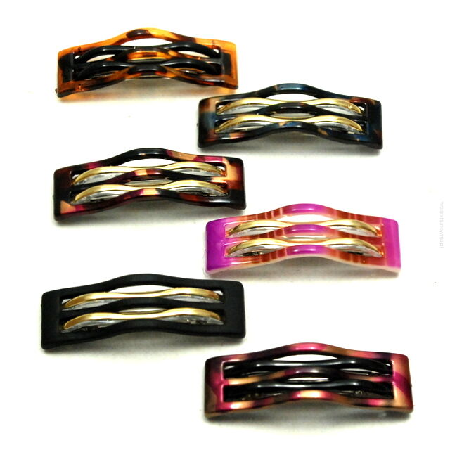 KLAMRY /AUTOMATY DO WŁOSÓW KOLOROWE 6 SZTUK                                                        (0233-500 SA)