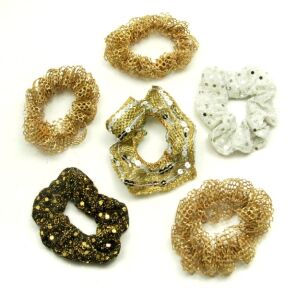 GUMKI OZDOBNE SCRUNCHIES 12 SZTUK                                                                      (7970 SA)