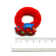 GUMKI DO WŁOSÓW DZIECIĘCE  ŻÓŁW MIX KOLORÓW (6 SZTUK) 0317-196 - 2