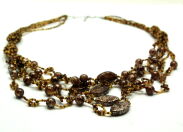 NASZYJNIK / KORALE PIĘCIORZĘDOWE (0606-1003 G) - 2