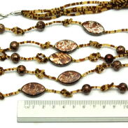 NASZYJNIK / KORALE PIĘCIORZĘDOWE (0606-1003 G) - 4