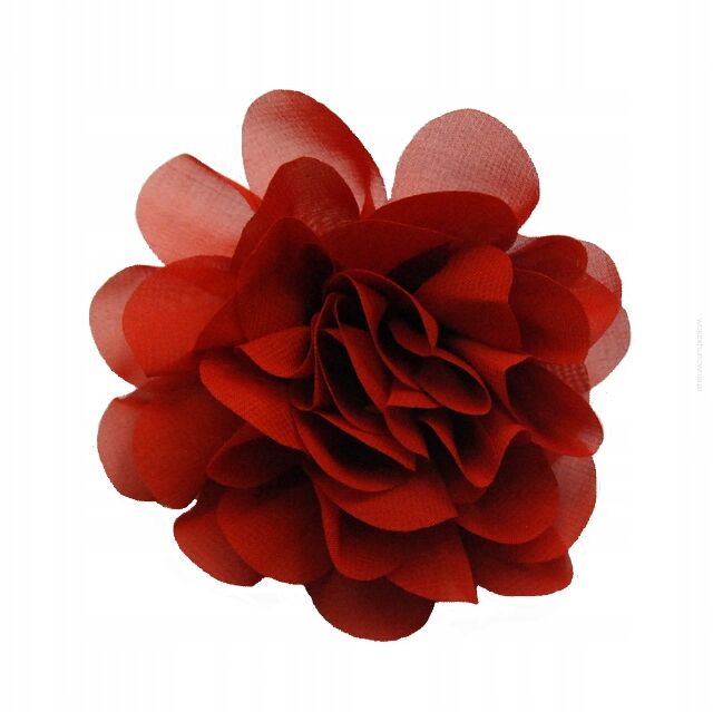 BROSZKA / SPINKA KWIATEK W KOLORZE RDZY                                                (0602-524 S)