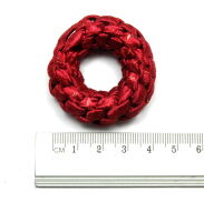 GUMKI DO WŁOSÓW OPONKI MIX CZERWIEŃ/ RÓŻ/BORDO 20 SZTUK (5129 SA) - 3