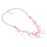 NASZYJNIK / WISIOR NA ŁAŃCUSZKU Z KORALIKAMI                                                         0610-1002 - 2