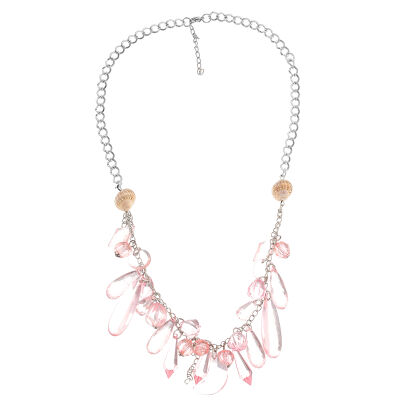 NASZYJNIK / WISIOR NA ŁAŃCUSZKU Z KORALIKAMI                                                         0610-1002