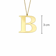 NASZYJNIK Z LITERKĄ 