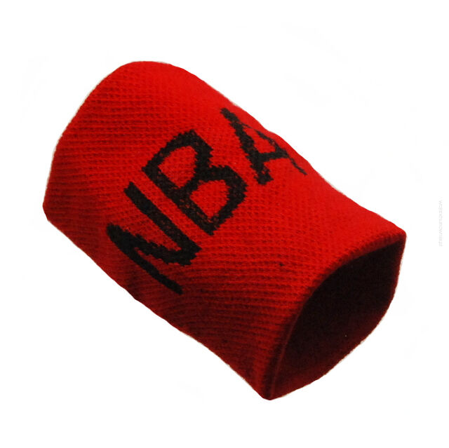 OPASKA Z FROTY NA NADGARSTEK CZERWONA 